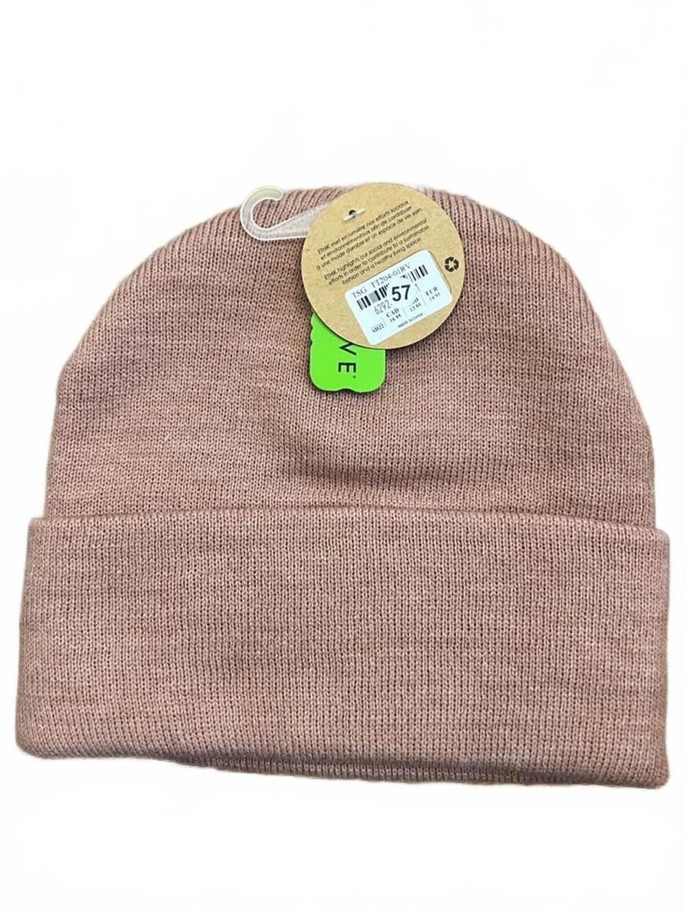 Ethik Knit Beanie Pink